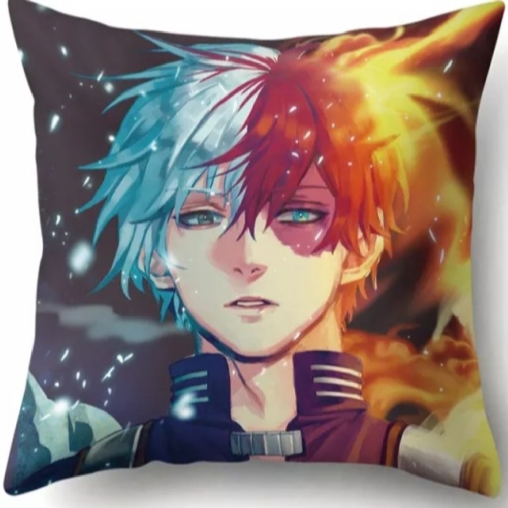 Anime Pillow Cover Cushion Shoto Todoroki Hero Academia 18" x 1…